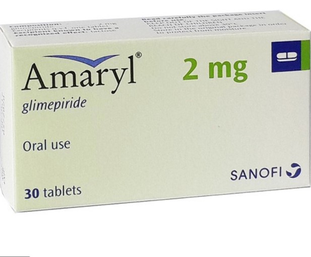 Amaryl (Glimepiride) 2 mg of 30 tabs